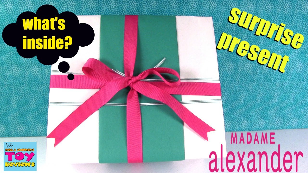 kawaii emoticons Surprise Present Madame Alexander Babble Baby Doll Unboxing Opening | PSToyReviews