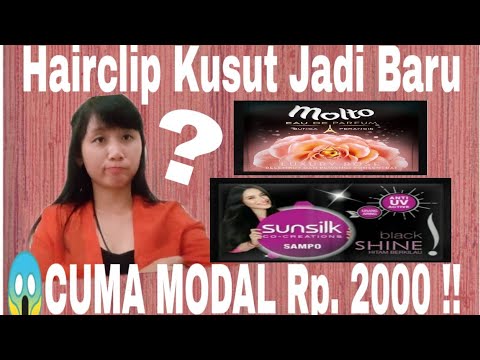 Cara mencuci Hair Clip yang kusut agar seperti baru | Wajib coba !