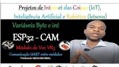 Variáveis tipo Byte e INT para a Assistente de VOZ versão 2 com ESP32 CAM