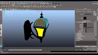Wall Sconce Map Baking with Autodesk TURTLE Part 4/5 - Glow or Color Maps