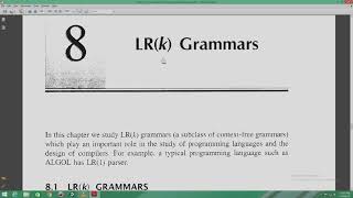 LR(k) and LL(k) Grammars