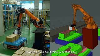 TEPCO Logistics Automated Multi-SKU Case Picking with MujinOS | Robotic Case Picking