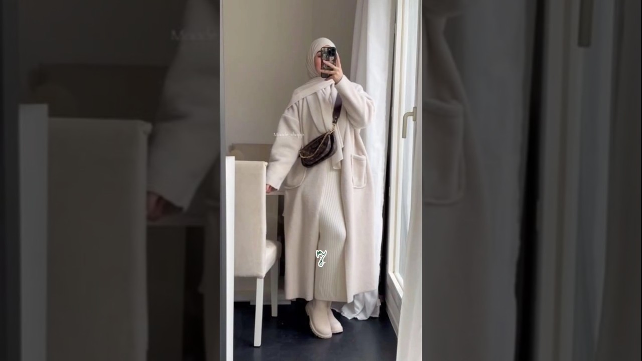 Aesthetic winter wear for muslim women | 