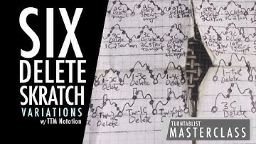 6 Delete Skratch Variations MASTERCLASS | Intermediate to Advanced w/ TTM Notation by Dj Raedawn