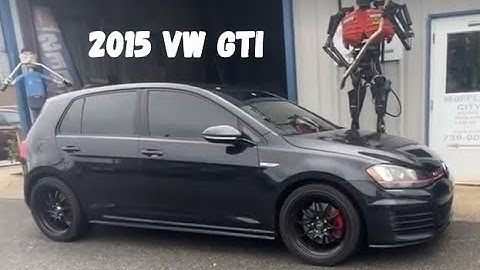 2015 VW GTI: Rear muffler delete