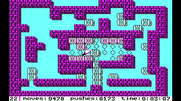 Soko-Ban MS-DOS Variant, Level 22