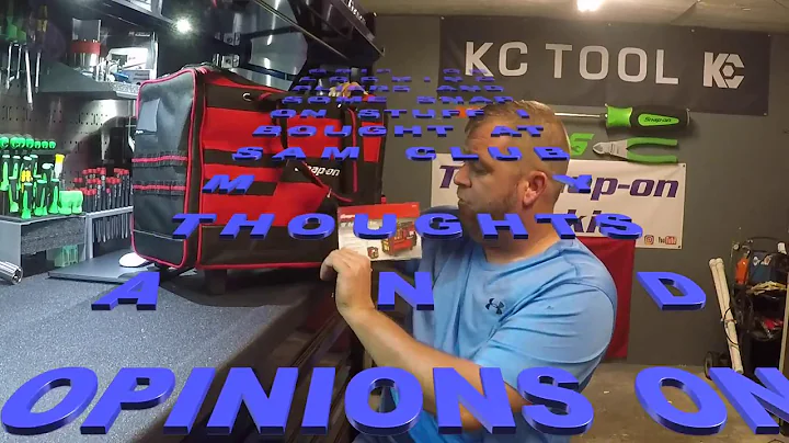 GRIP ON LOCKING PLIERS AND SNAP ON STUFF FROM SAM'S CLUB OPINIONS ON YOUTUBE