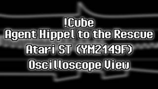 !Cube - “Agent Hippel to the Rescue” (Atari ST) [Oscilloscope View]