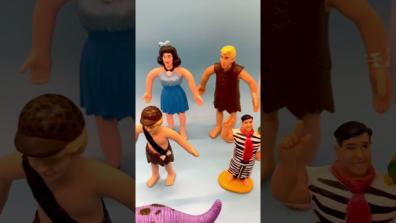 1993 Mattel THE FLINTSTONE MOVIE Bendable & Collectible Figures TOYS Fred WILMA Pebbles BARNEY DINO
