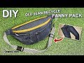 Comment coudre sac banane  tuto recycler vos vieux jeans  diy old jeans fanny pack sewingtimes