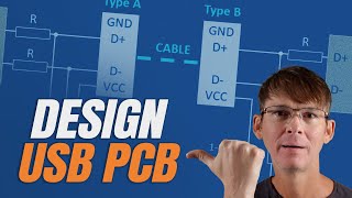 How to route USB data lines on a PCB