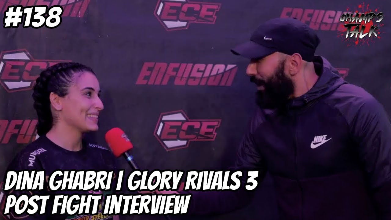 Glory Rivals 3 Dina Ghabri | Post Fight Interview | Glory Rivals 3 - YouTube