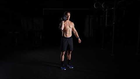 Single Arm Dumbbell Front Rack Reverse Lunge