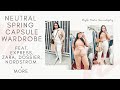 HUGE NEUTRAL SPRING TRY ON HAUL | CURVY SPRING CAPSULE WARDROBE | MID SIZE | DOSSIER | ARAPANA SADEO