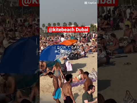 Kite beach Dubai #shortvideo #kitebeach #summervibes #dxb #goviral