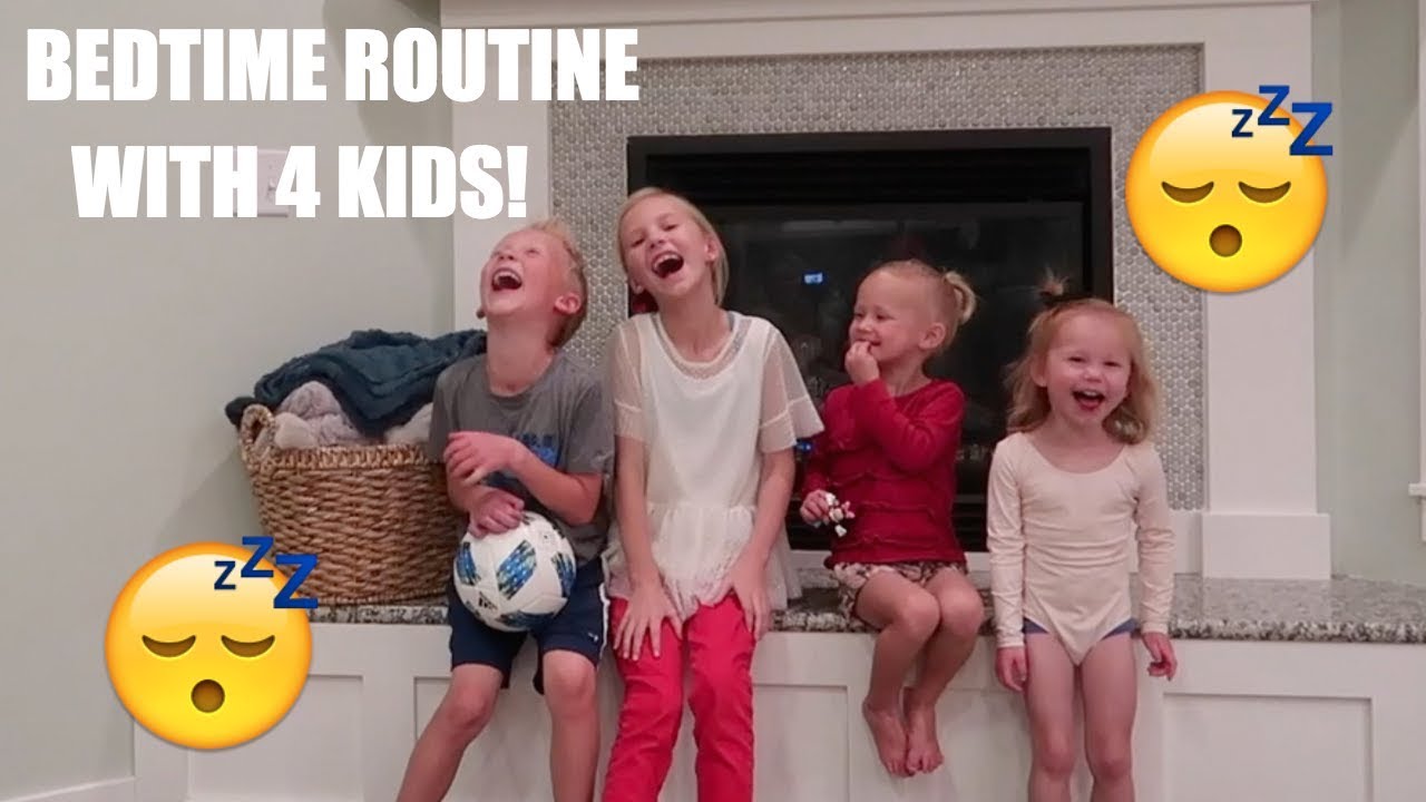 Bedtime Routine with 4 kids! 😴