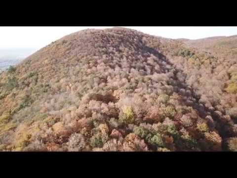 Survol du Mont Saint-Hilaire en automne 2017