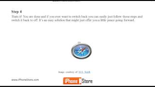 How to Enable Private Browsing in Safari screenshot 1