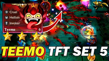 3 STAR TEEMO WILL TAKE YOUR LIFE! TFT SET 5 | Teamfight Tactics Reckoning