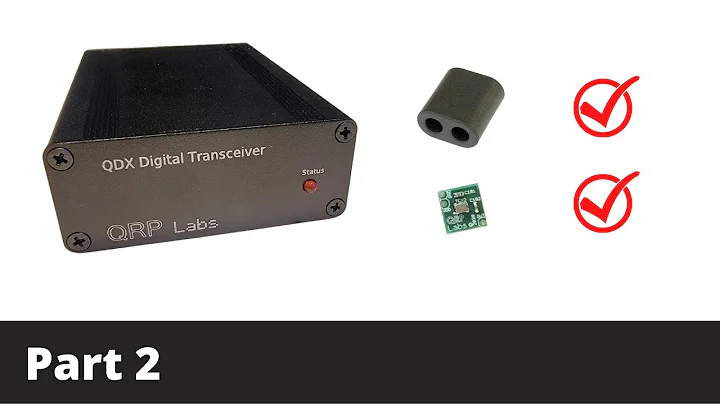 QDX Build Vlog 2 - The TCXO and Power Transformer