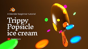 🌈🍦😱Modeling the Craziest Trippy Popsicle in Blender 3D! 🚀🔥