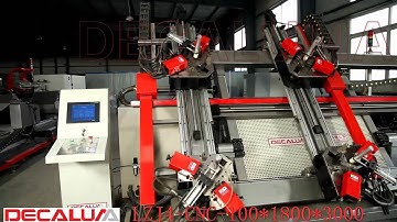 CNC Aluminum Window Corner Crimping Machine