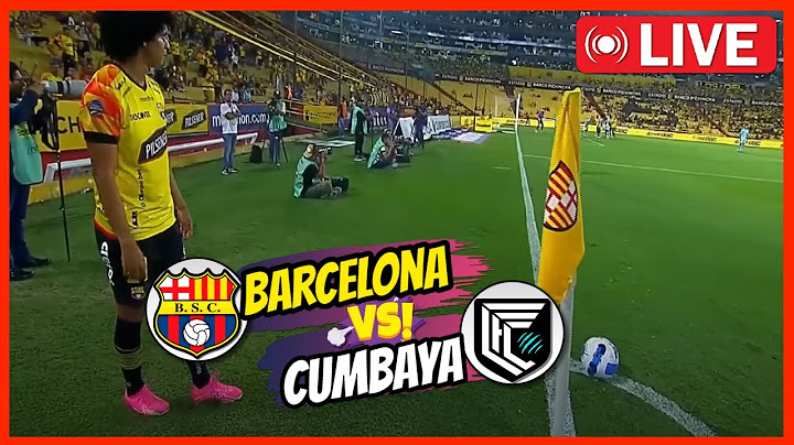 BARCELONA VS CUMBAYA 8 - 1 LIGAPRO FECHA 13 EN VIVO