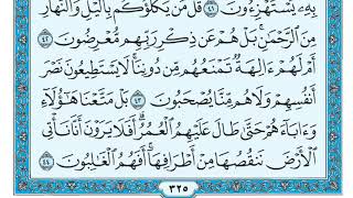 Коран. 21 Сура Аль-Анбийа (Пророки)