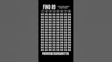 IQ Numbers Challenge! Go! #shorts