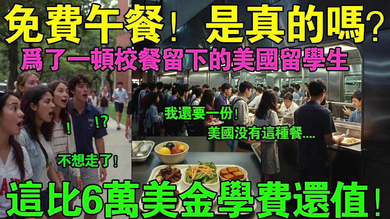 「台灣公立學校的一頓午餐，竟然比6萬美元的學費更有價值？」一群出身美國上流階層的學生在桃園機場緊急降落後震驚不已。他們選擇台灣而不是日本的決定，震撼全美，吸引了數百萬人的關注！