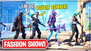 The *BEST DRIP* Fortnite Fashion Show! Skin Competition! | FIRE COMBO \& EMOTES WINS! [1\/4]