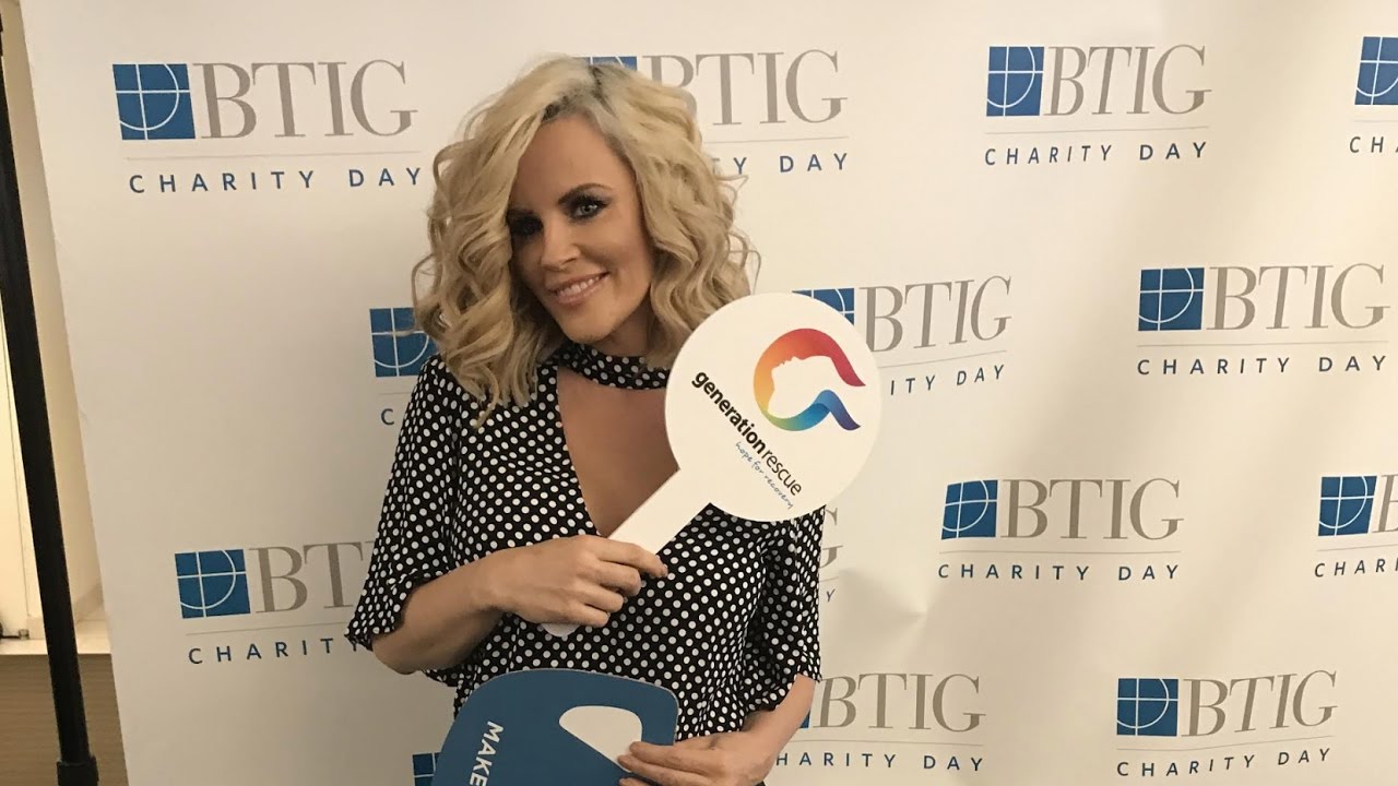 Jenny McCarthy Supporting Generation Rescue @ BTIG Charity Day 2017