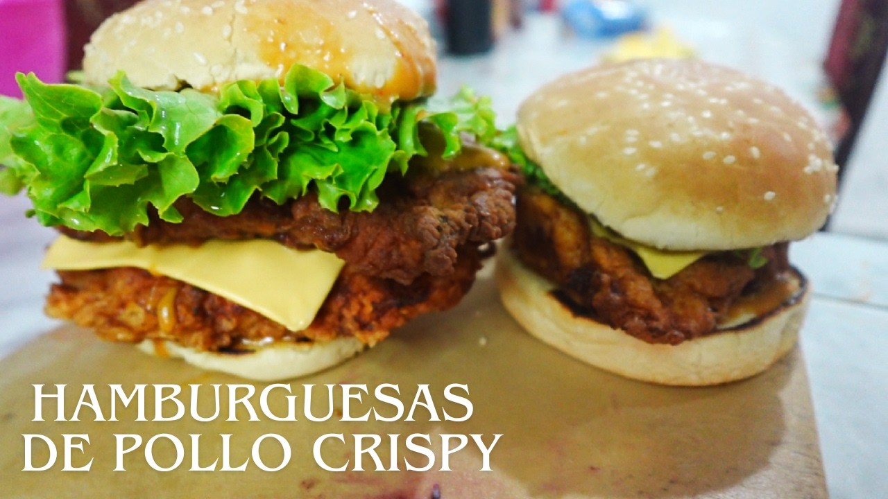 HAMBURGUESAS DE POLLO CRISPY