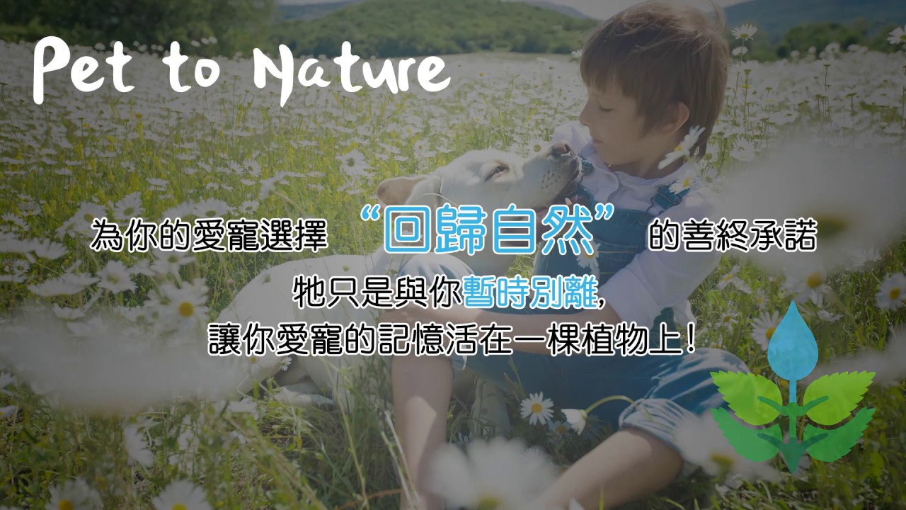 Pet To Nature 回歸自然水化寵物善終服務 YouTube