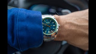The Rolex Milgauss Z-blue: On the wrist