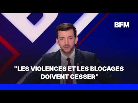 High School Student Unrest: Jean-Philippe Tanguy (RN) Calls for an End to "Violence and Blockades"