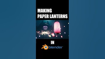 Making a Paper Lantern in Blender (Simple Procedural Shader)