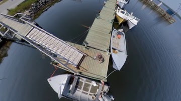 Walking On A Floating Dock