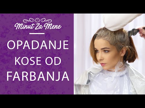 SPREČITE OPADANJE KOSE nakon FARBANJA!