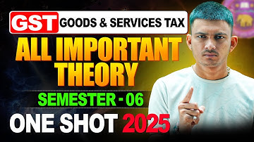 Most Important GST Questions for B.Com/BBA Sem 6 #gstrevision