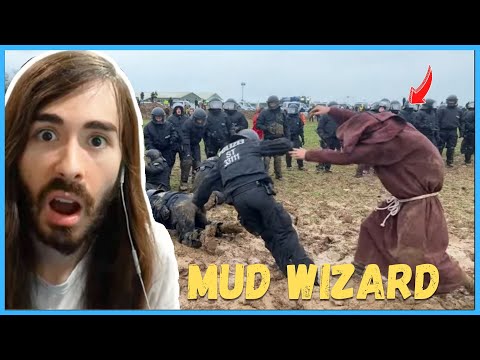 Moistcr1tikal Reacts to German Riot Police DEFEATED By Mud Wizard 🧙