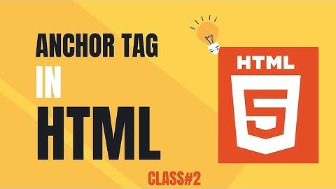Anchor Tag |HTML How to use Anchor Tag (part 1)|class#2 |#youtube #cod #technology #html5 #tutorial