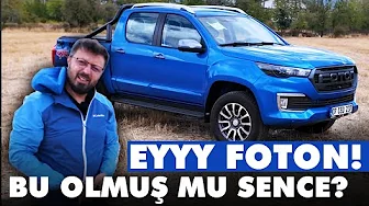 Bu Pick-Up Çok Konuşulur! | Arazide Test Ettik! | FOTON G7