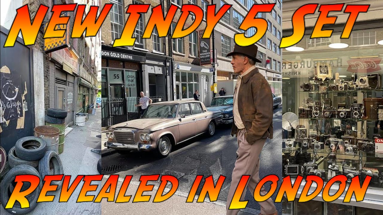 New Indiana Jones 5 set! London's Hatton Garden transformed into 1969