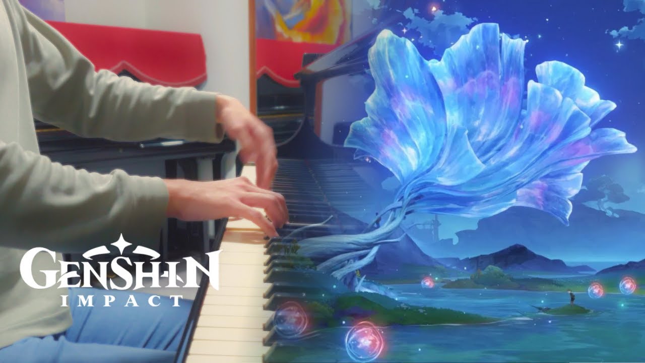 'Shimmering Water Like Flickering Souls' – Calming Eye of Kratti OST | Genshin Piano + Sheet