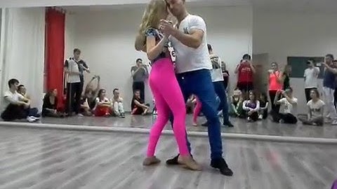 Maxim & Anastasia - "Make you feel" zouk demo in Novosibirsk