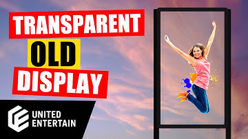 Transparent OLED Multitouch All-in-one Display Kiosk