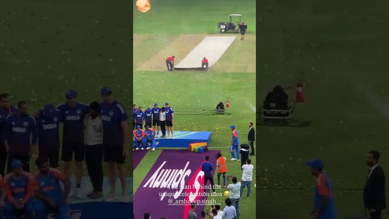 Arshdeep Singh - the man behind the unique celebration idea 😂