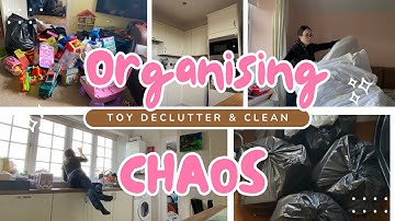 Get organised! Clean up & HUGE toy declutter. Day 1 is here!