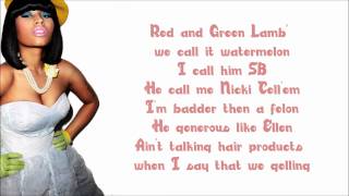 Nicki Minaj - I Love You Lyrics Video